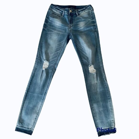 Refuge Distressed Skinny Jeans Size 0 - Picture 1 of 9